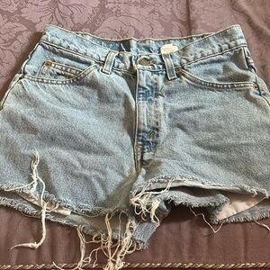 Levi's Light Blue Jean Shorts